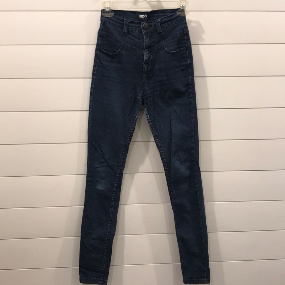 BDG High Rise Seam Jean in Dark Wash